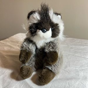 Vintage LA-Z-Boy Raccoon Plush Stuffed Animal Promotional 1991 9” Lazy Boy